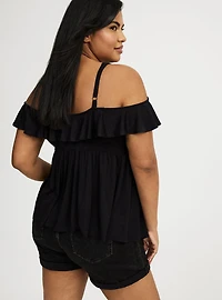 Off-Shoulder Babydoll Top