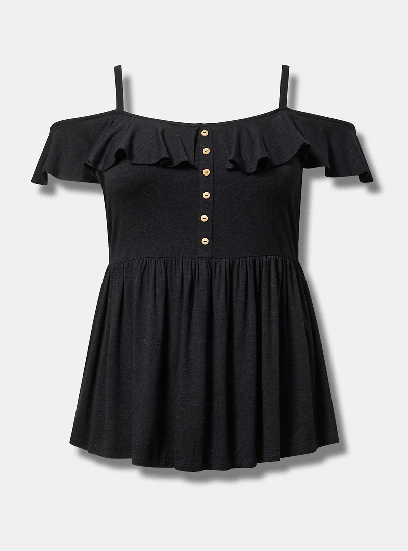 Off-Shoulder Babydoll Top