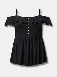 Off-Shoulder Babydoll Top