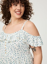 Off-Shoulder Babydoll Top