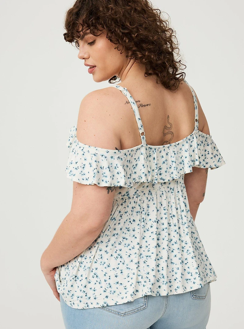 Off-Shoulder Babydoll Top