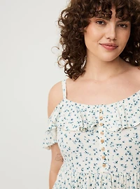 Off-Shoulder Babydoll Top