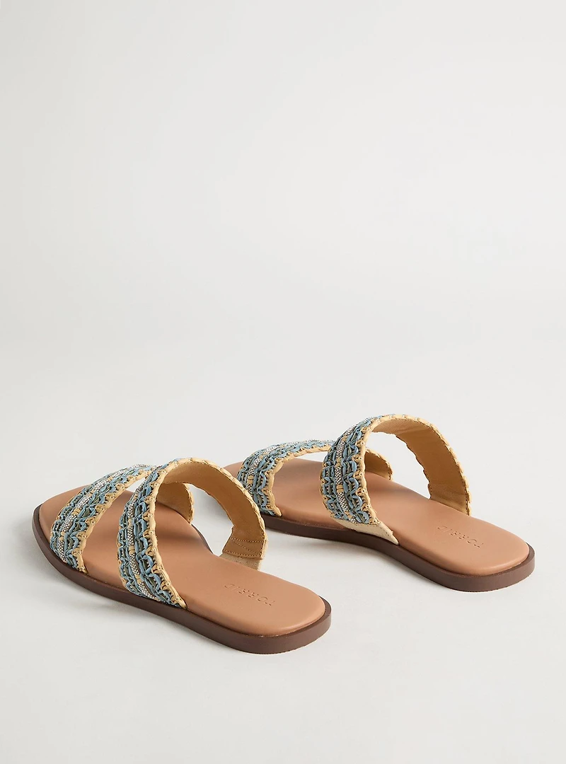 Embellished Double Band Slide (WW