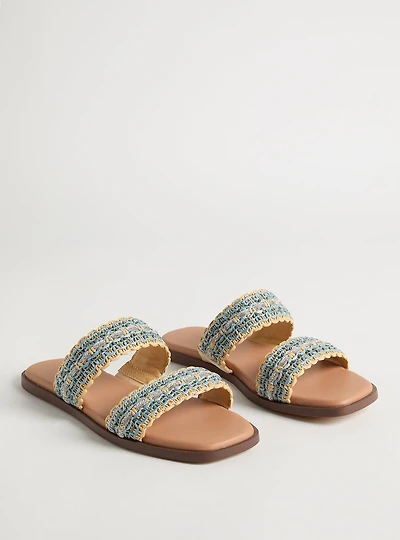 Embellished Double Band Slide (WW