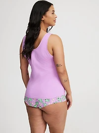 Tangled Pascal Lace Trim Sleep Tank