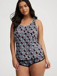 Poison Apple Lace Trim Sleep Tank