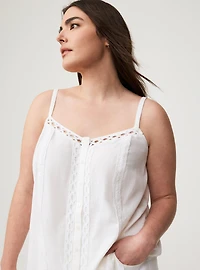 Sophie Crochet Trim Cami