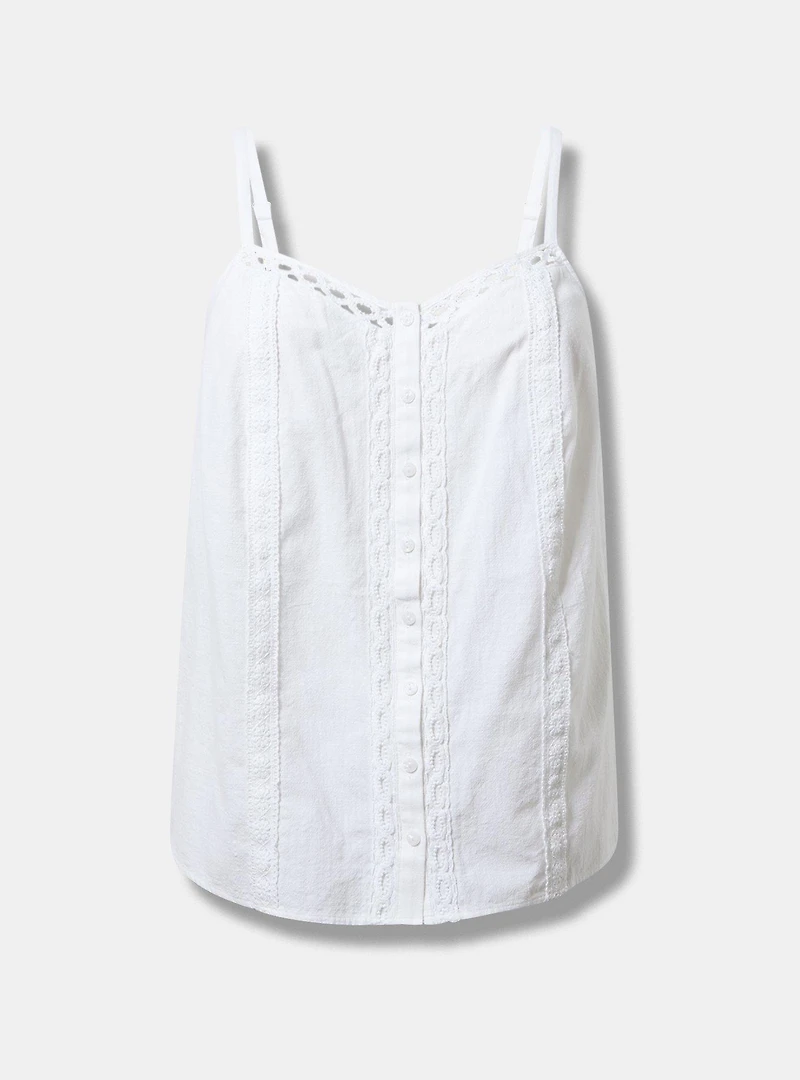 Sophie Crochet Trim Cami