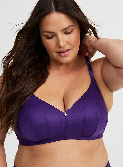 Dream Wire-Free Fishnet Lace Bra