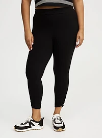 Crop Signature Ruched Legging