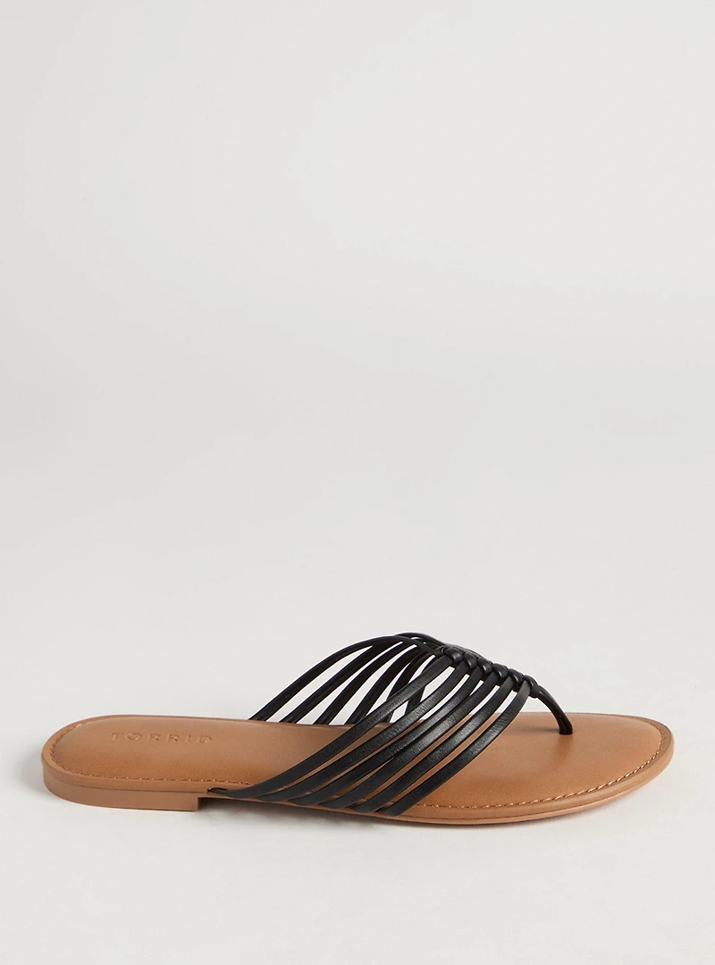 Strappy Braided Flip Flop (WW