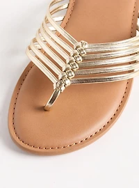 Strappy Braided Flip Flop (WW)