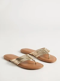 Strappy Braided Flip Flop (WW)