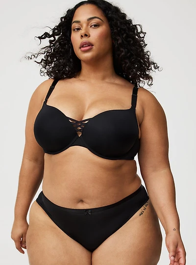 Second Skin Mid-Rise Tanga Panty