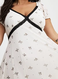 Mesh Mini Dress