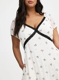 Mesh Mini Dress