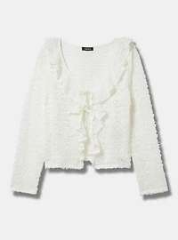 Tie-Front Crochet Top