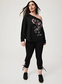 Crop Signature Cutout Legging