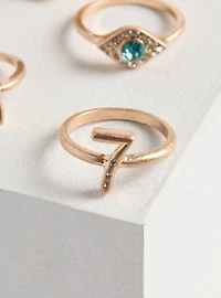Lucky Me Signet Ring Set