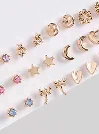 Mini Stud Earrings Set
