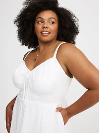 FIt & Flare Mini Challis Dress