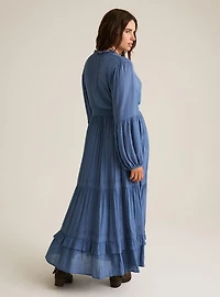 Festi Long Sleeve Maxi Dress
