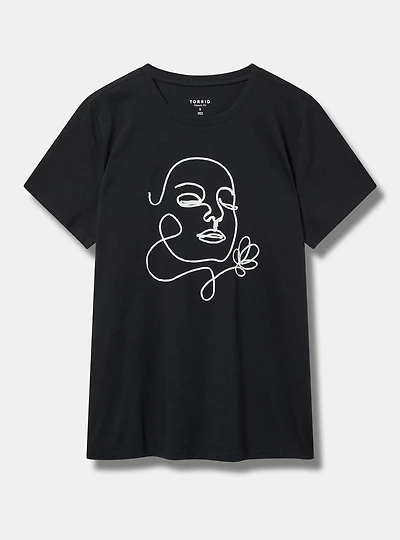 Line Face Classic Heritage Jersey Crew Tee