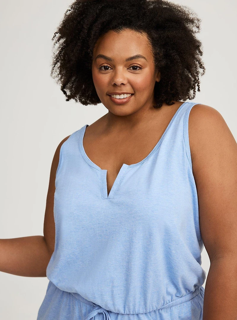 Cotton Modal Lounge Romper
