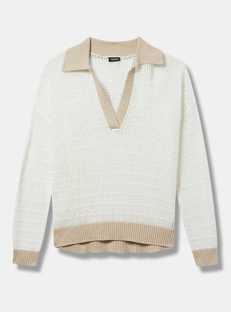 Collared Pullover Sweater