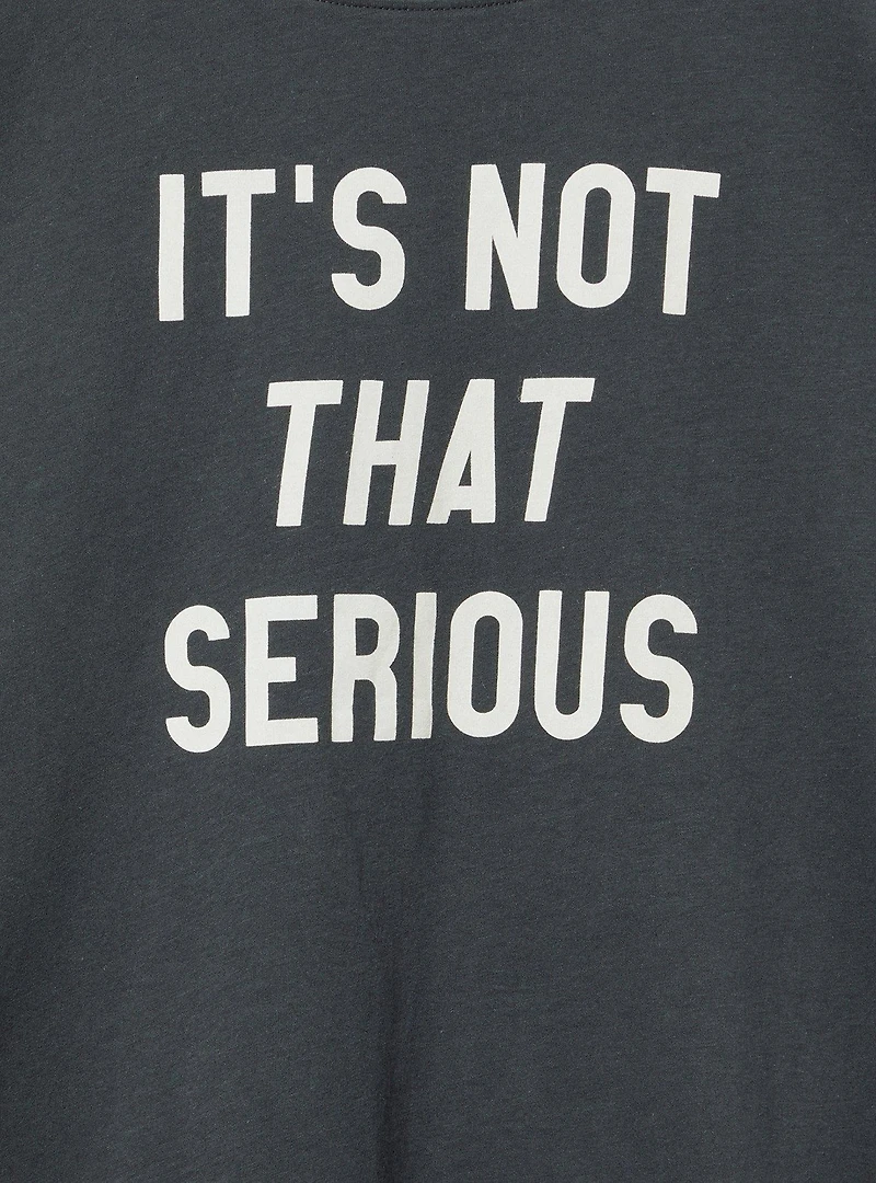 Not That Serious Classic Heritage Jersey Crew Tee