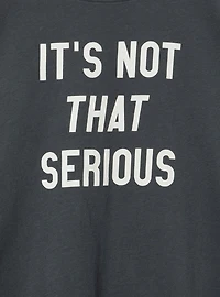 Not That Serious Classic Heritage Jersey Crew Tee