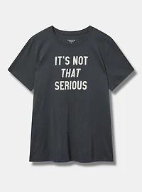 Not That Serious Classic Heritage Jersey Crew Tee