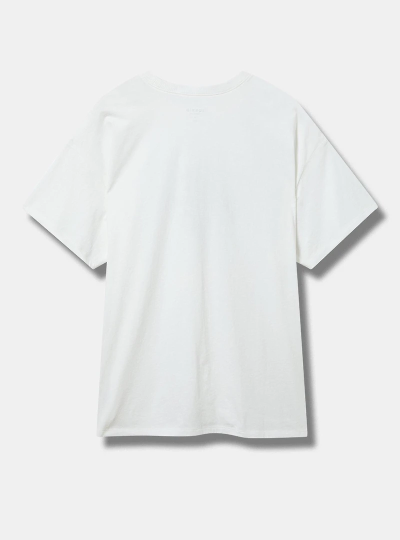 Blueberry Oversized Heritage Jersey Tunic Tee