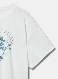 Blueberry Oversized Heritage Jersey Tunic Tee