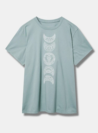 Woodcut Moons Relaxed Heritage Jersey Tee