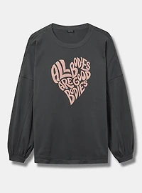 All Bodies Classic Cozy Fleece Tunic Sweatshirt