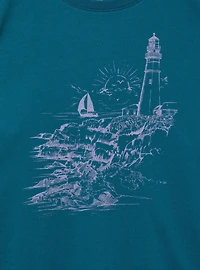 Lighthouse Relaxed Heritage Jersey Crew Tee
