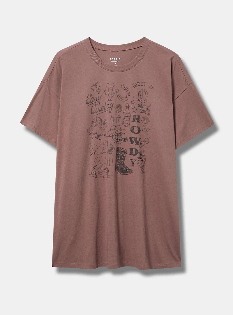 Western Icons Oversized Heritage Jersey Tunic Tee