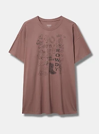 Western Icons Oversized Heritage Jersey Tunic Tee