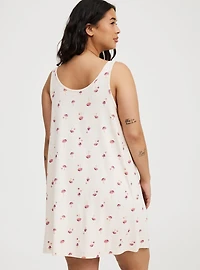 Super Soft Jersey Notch Neck Sleep Chemise