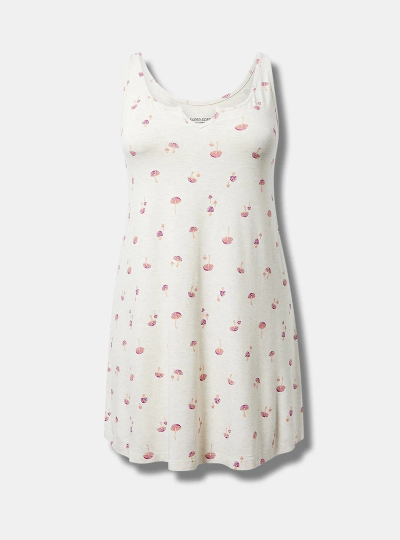 Super Soft Jersey Notch Neck Sleep Chemise
