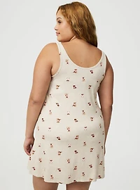 Notch Neck Jersey Sleep Chemise