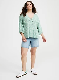 Hi-Lo Tie-Front Top