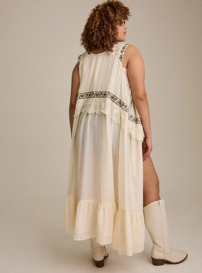Festi Maxi Lace Kimono