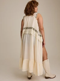 Festi Maxi Lace Kimono