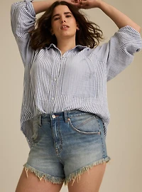 Festi 3'' Ultra High-Rise Cheeky Denim Short