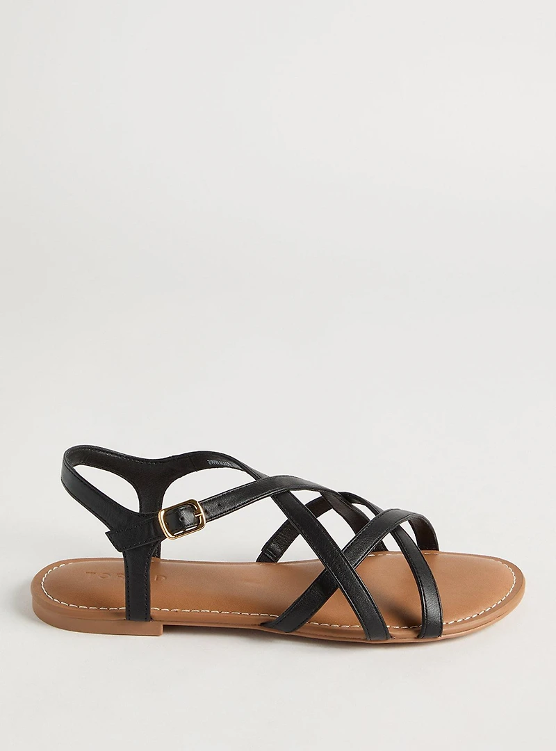 Strappy Gladiator Sandal (WW)