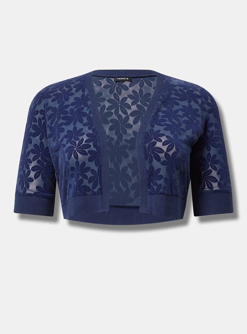 Open Front Lace Shrug