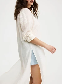 Button-Up Kimono Shirt