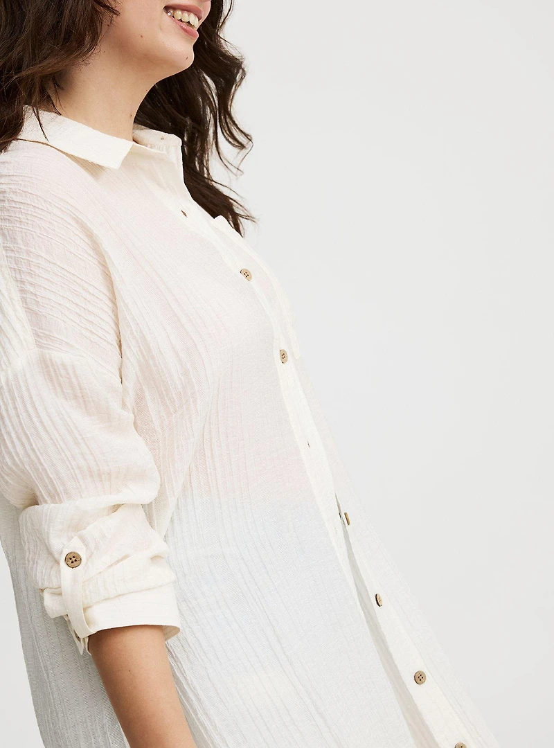 Button-Up Kimono Shirt